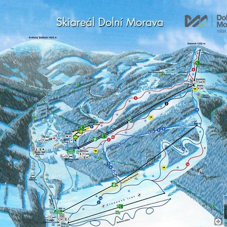 Modrý Apartmán Dolní Morava Esterno foto